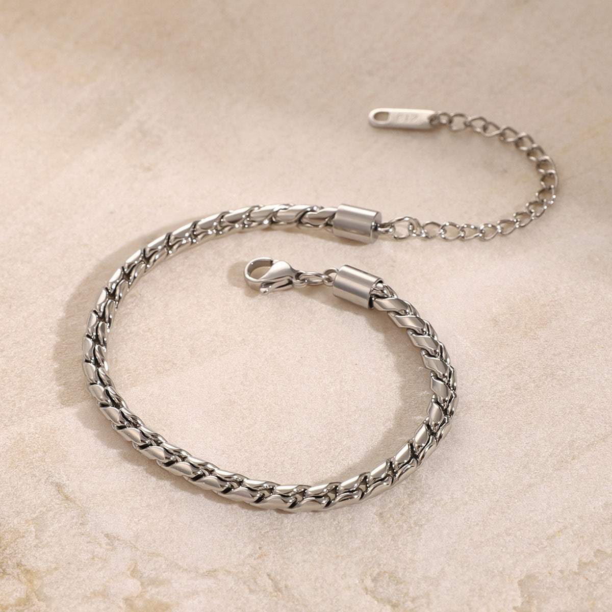 Planderful Jewelry Stainless Steel S Chain Necklace