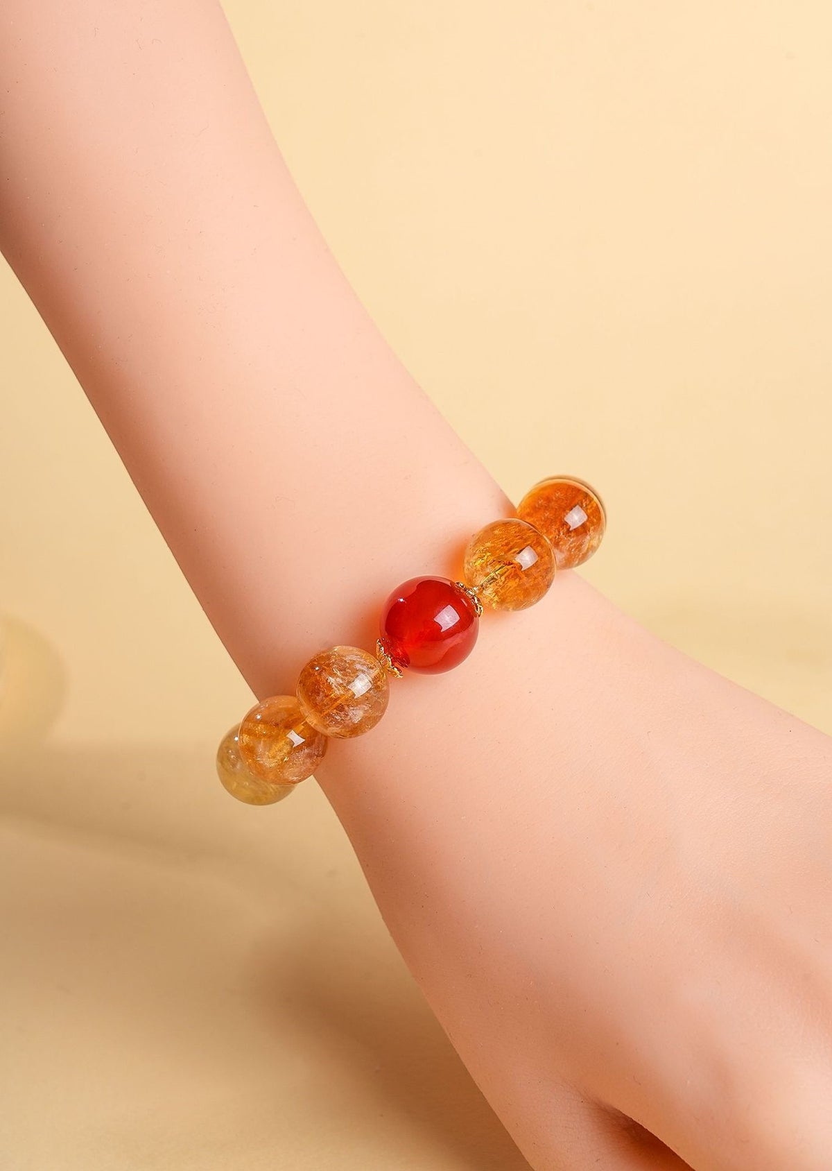 Agate Citrine Crystal Bracelet