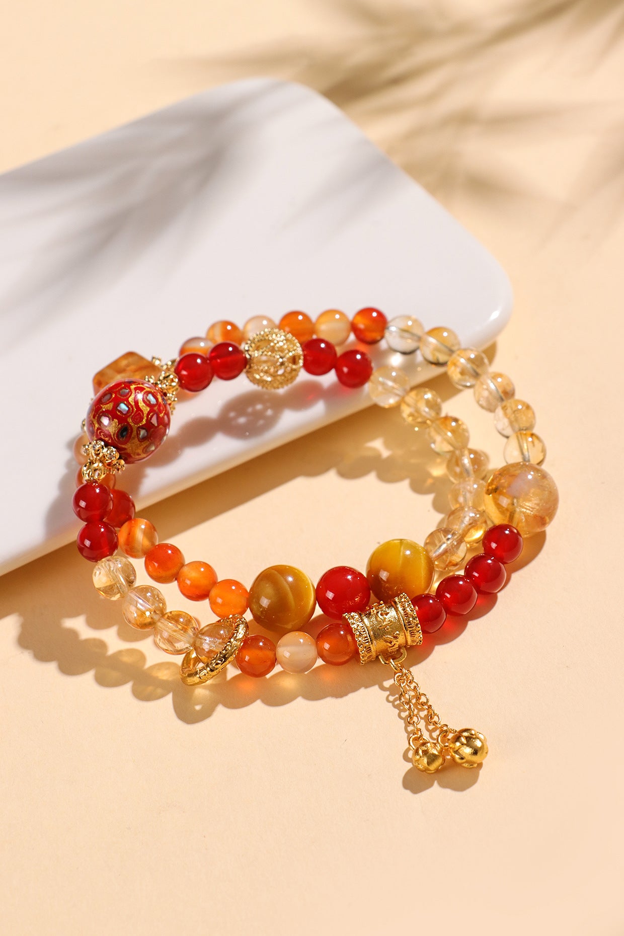 Planderful Fortune's Favor Bracelet – Unique Crystal and Tiger Eye Design