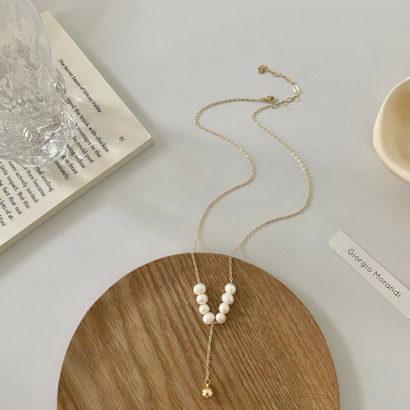 Freshwater Pearl Y-Shaped Necklace