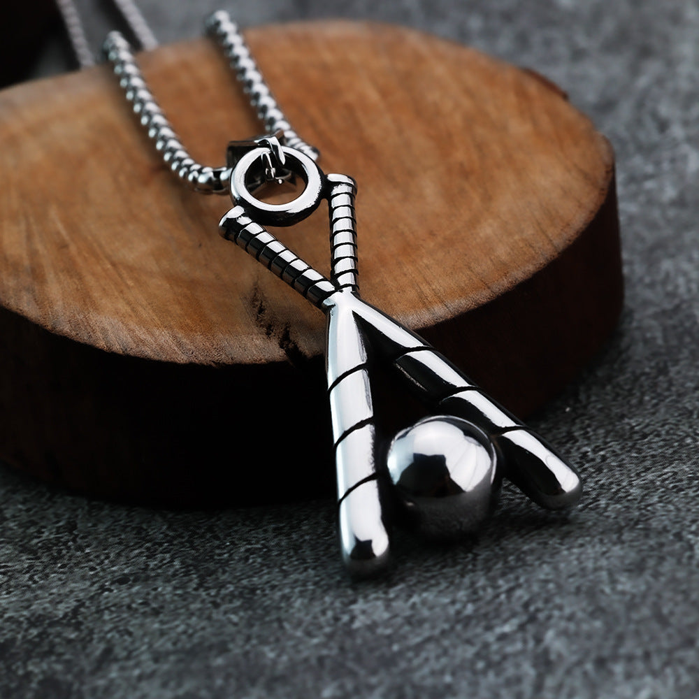 Punk Bat Stainless Steel Men's Pendant Necklace