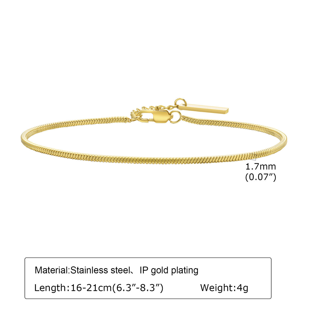 Heart Stainless Steel Bracelet Unisex