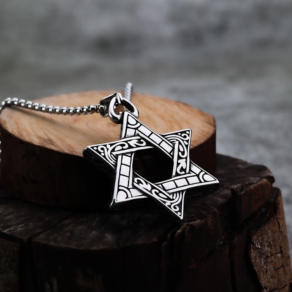 Cross-Border Nordic Viking Skull Tree Pendant Jewelry for Men
