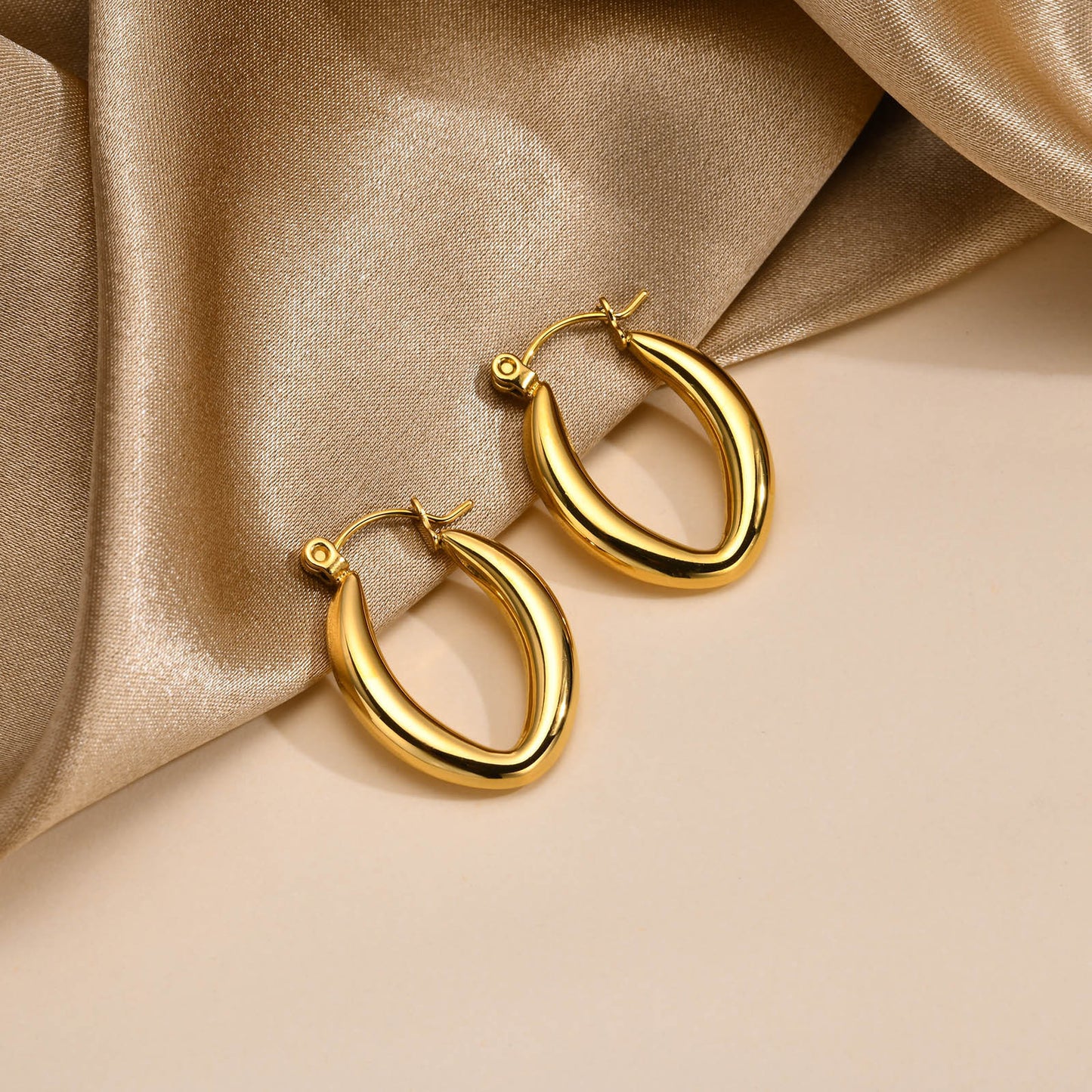 Cross-Border European And American Jewelry Stainless Steel Earrings