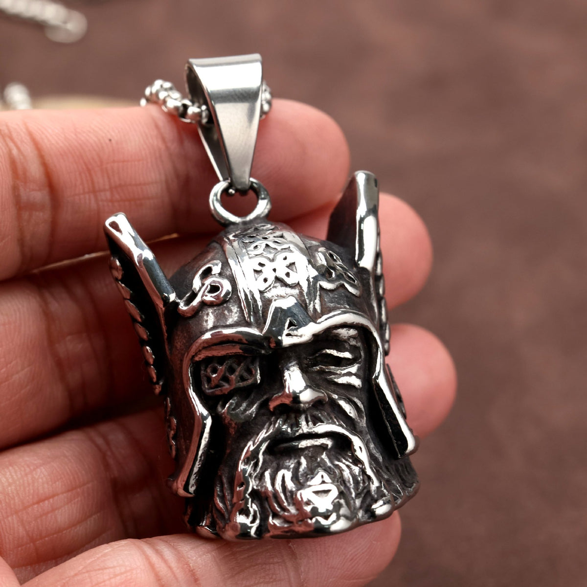 Vintage Viking Stainless Steel Ring