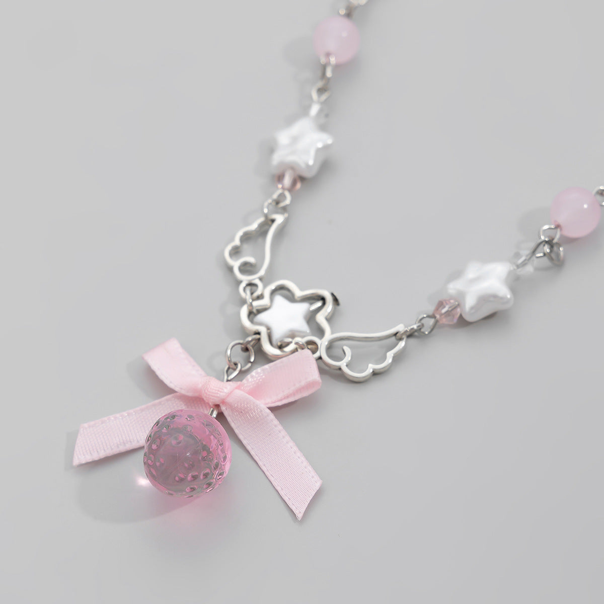 Strawberry Pearl Tassel Necklace Collection