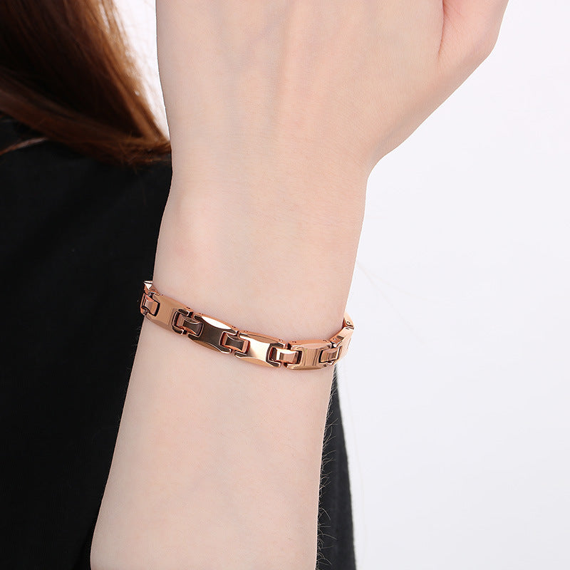 Planderful Magnetic Couple Bracelet Tungsten Steel Unisex