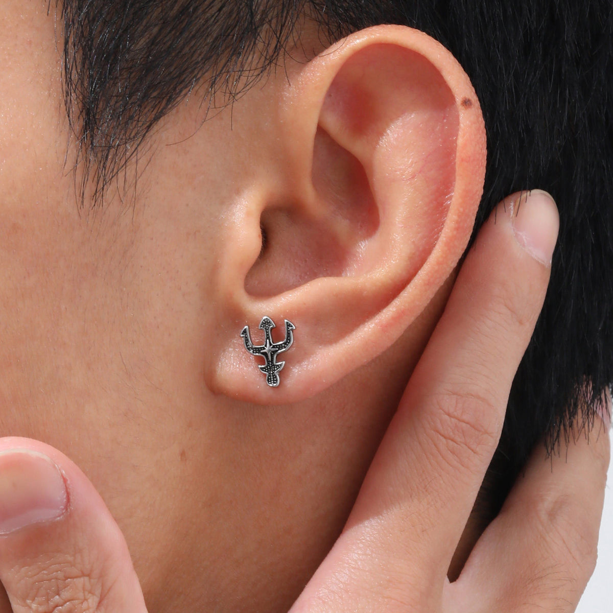 Stainless Steel Vintage Single Earring