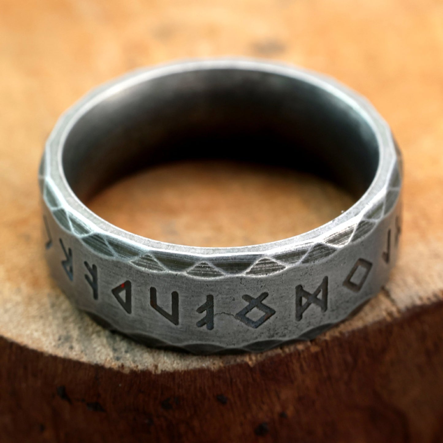 Planderful Viking Luhn Rune Ring For Men In Stainless Steel Retro Design Durable Jewelry