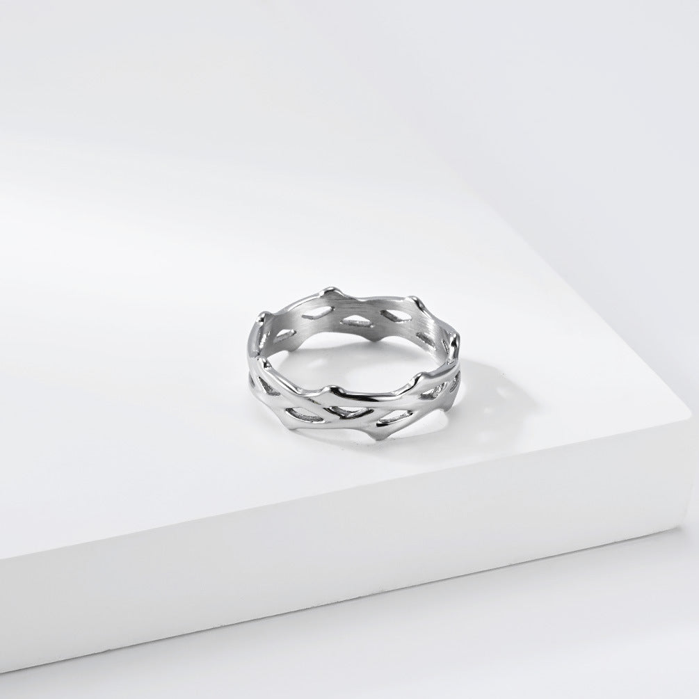 Modern Unisex Stainless Steel Ring