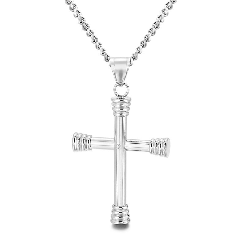 Cross Cultural Vacuum Electroplated Metal Pendant for Everyday Genie