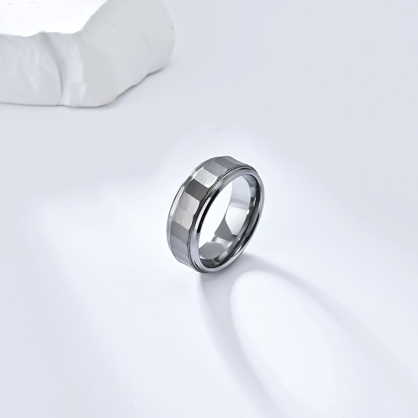 Carbonized Tungsten Steel Ring Men's Personalized Jewelry