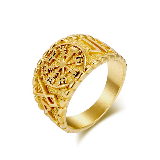 Viking Rune Ring Stainless Steel Planderful Personalized Hand Jewelry For Men And Women