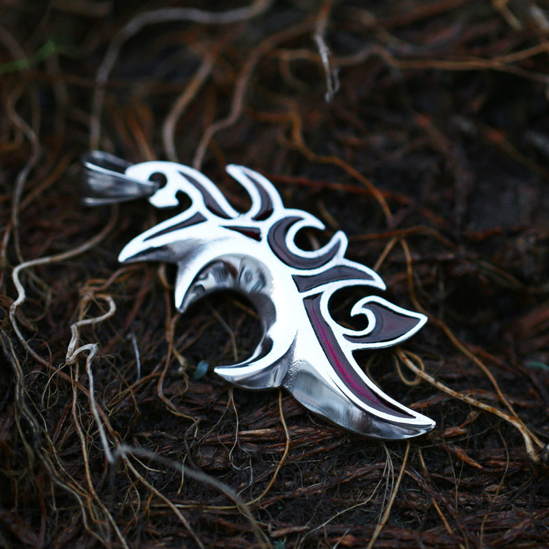 Retro Titanium Steel Pendant for Men - New Stainless Steel Epoxy Accessories from AliExpress