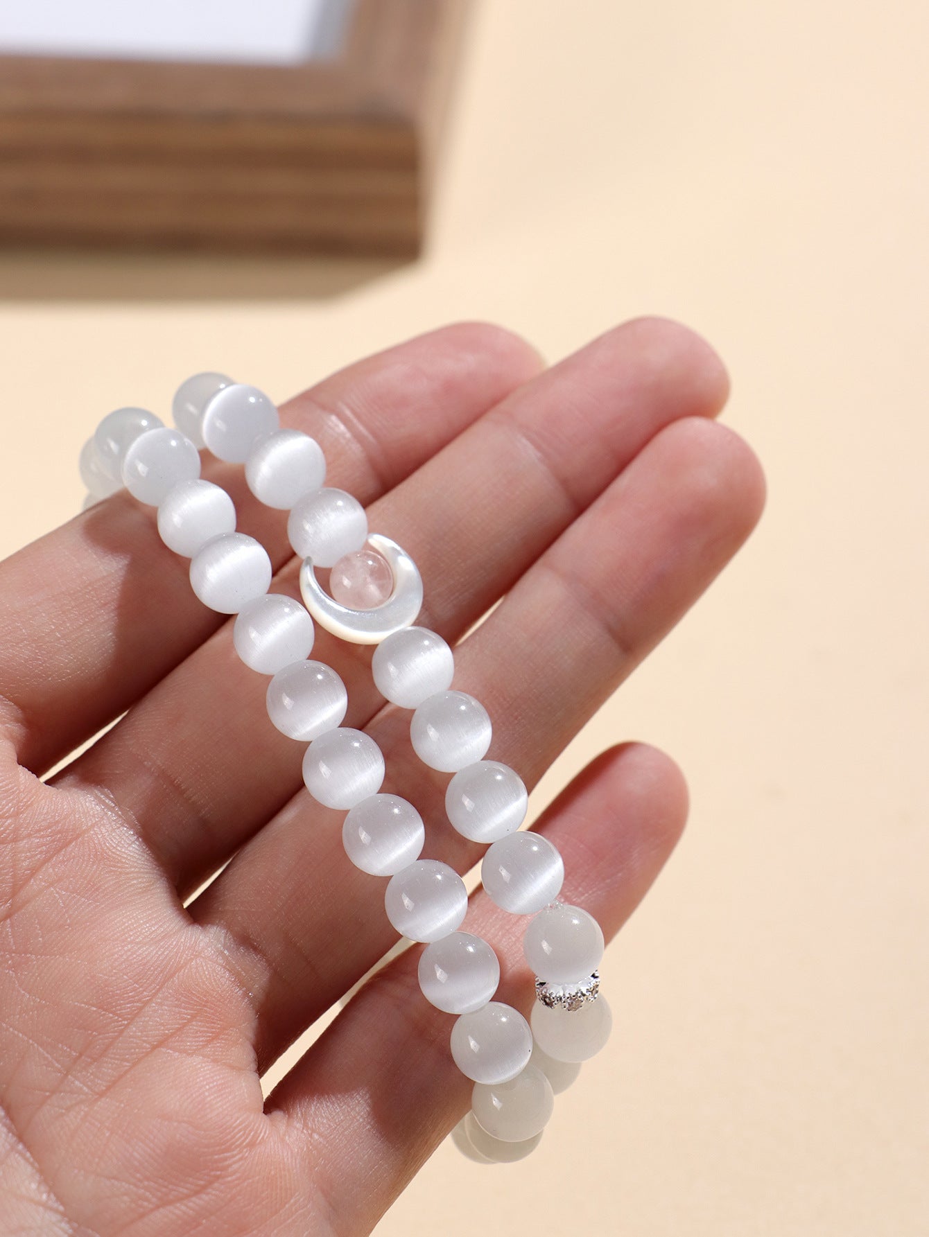 Planderful Fortune's Favor Bracelet – Elegant Obsidian and Opal Design