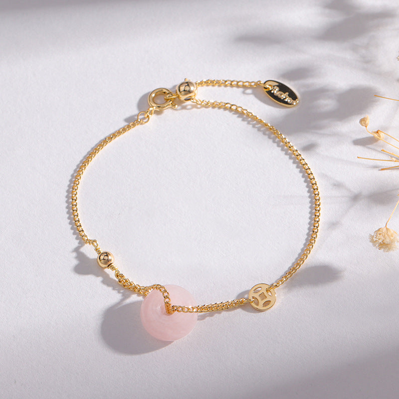 Fortune's Favor Sterling Silver Crystal Bracelet