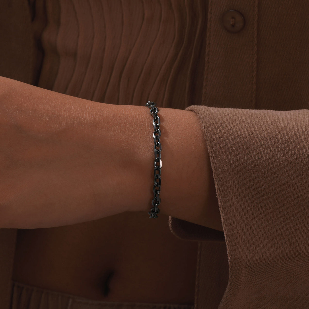 Minimalist Vintage Stainless Steel Bracelet for Women