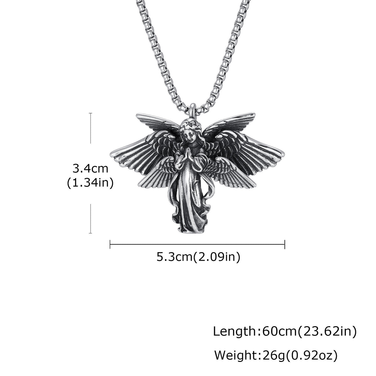 Hot-Selling Stainless Steel Men's Street Dark Locomotive Daily Stacking Wearing Dark Necklace