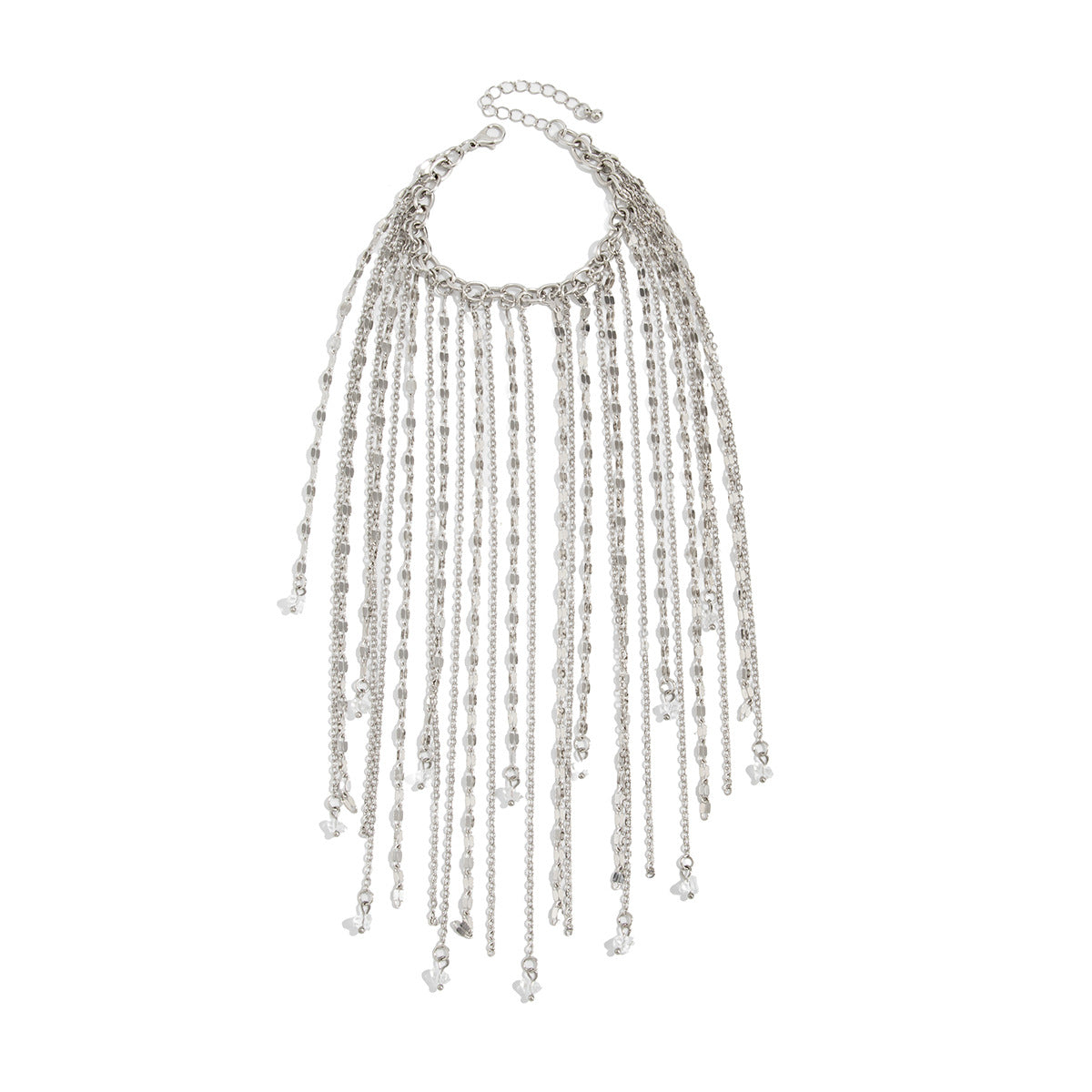 Creative Court Style Long Fringed Bracelet Geometric Exaggerated Chain Decorative