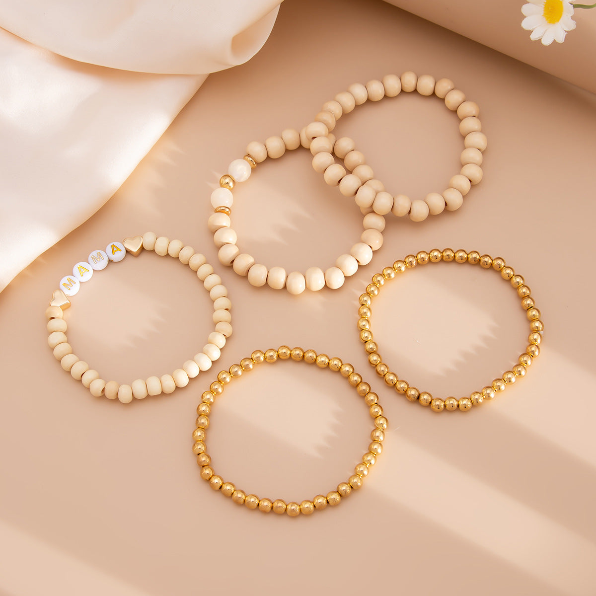 Planderful Vienna Verve Bracelet – Exaggerated Multi-Layered Beaded Design