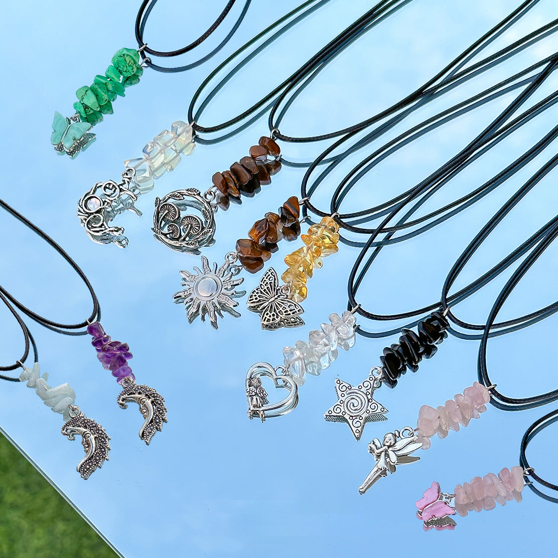 Celestial Butterfly Tassel Necklace