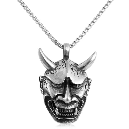 European And American Stainless Steel Horn Monster Pendant