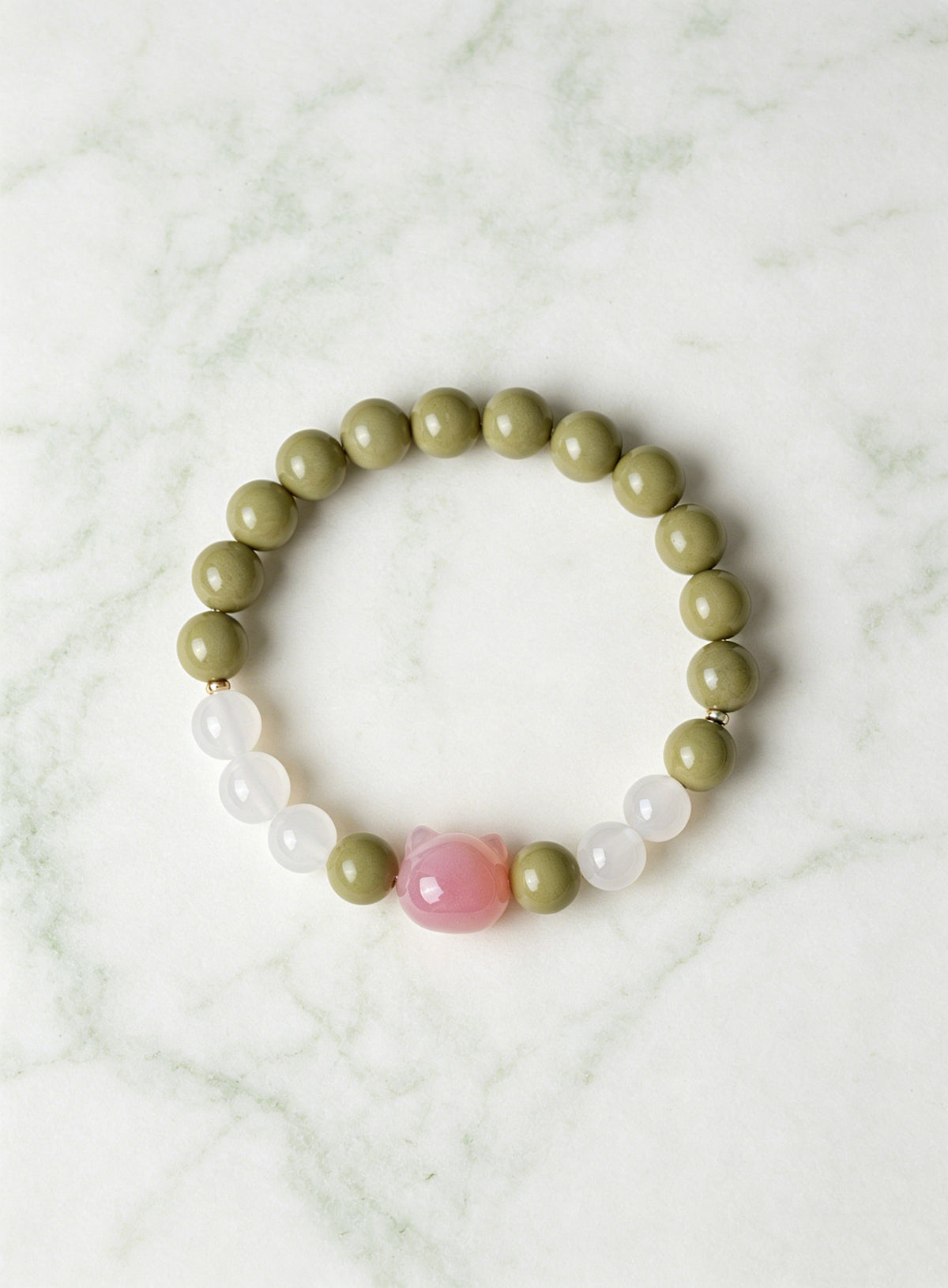 Agate Cat Bracelet