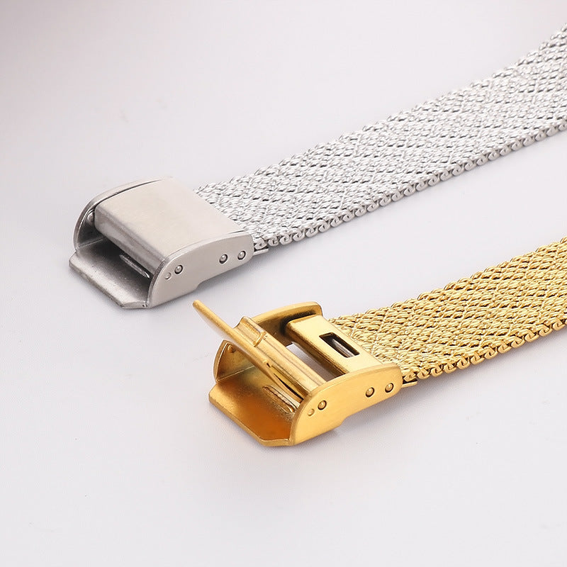 Planderful Men Titanium Steel Bracelet Zircon Cross Hip Hop