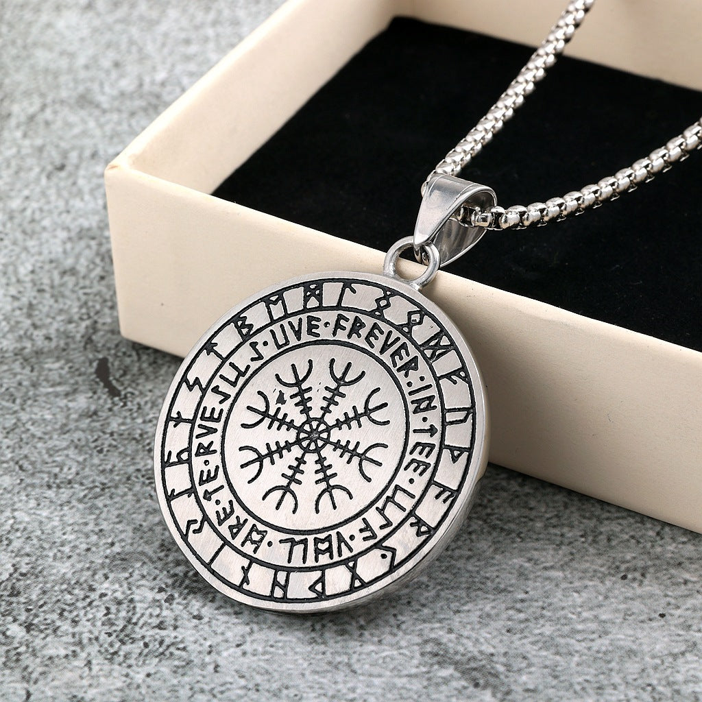 Punk Vintage Stainless Steel Men's Pendant Necklace