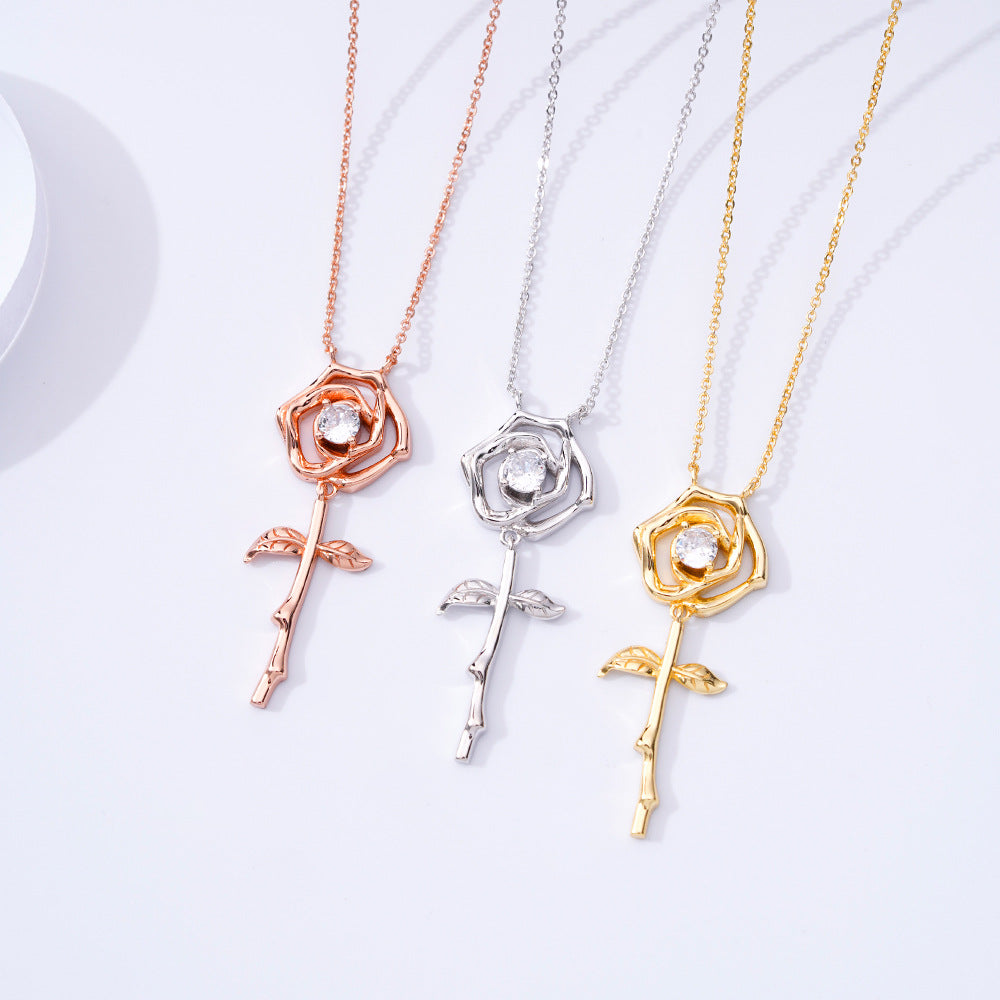 Niche Premium Sense s925 Sterling Silver Little Prince Necklace