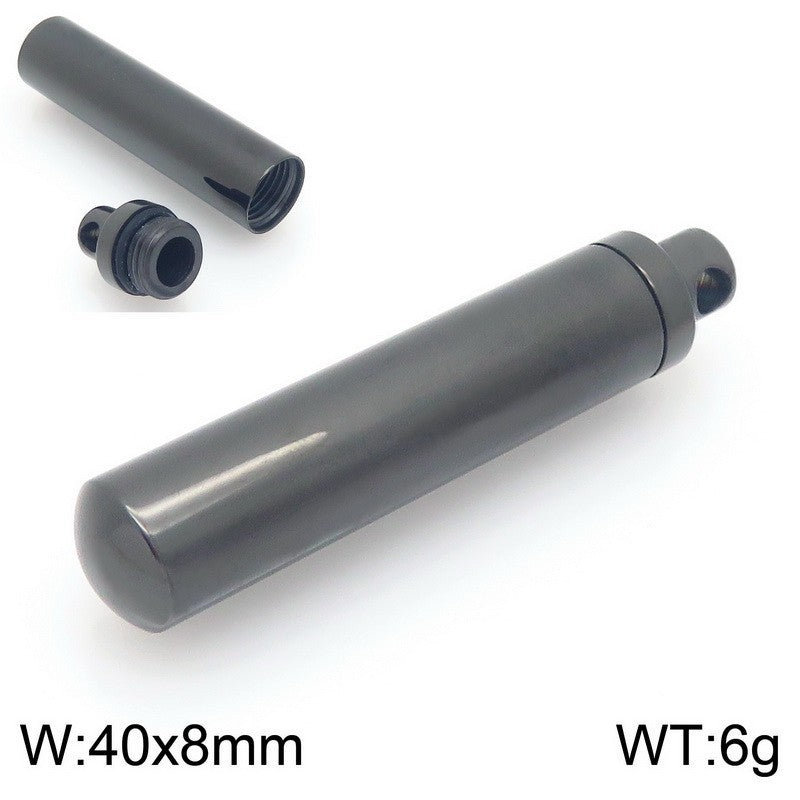 Planderful Perfume Bottle Pendant Openable Unisex Necklace