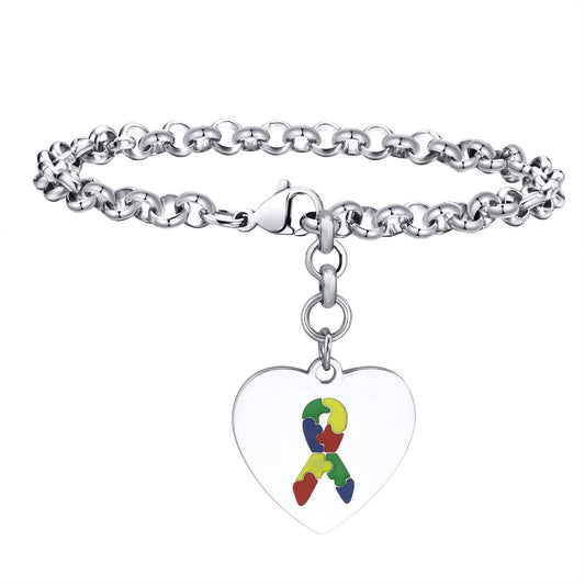 Heart Stainless Steel Bracelet