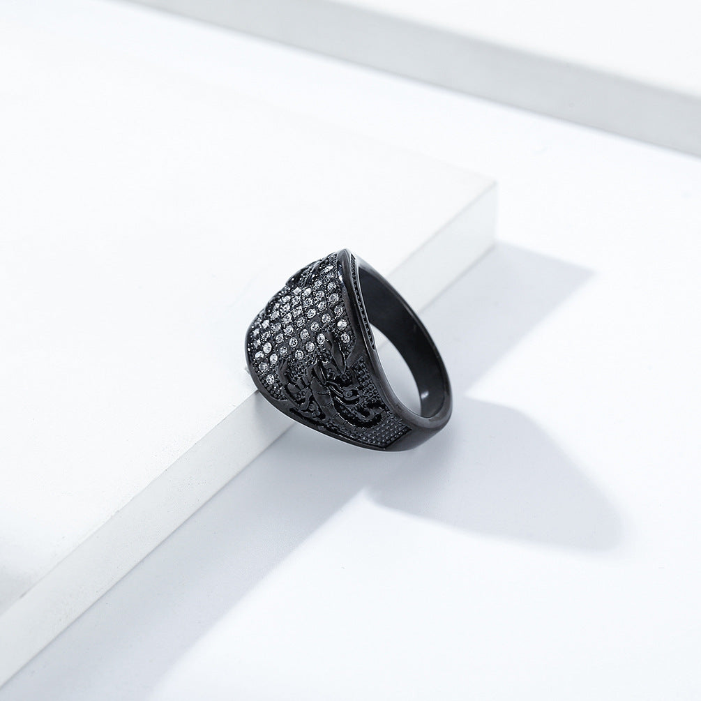 Cross-Border E-Commerce Jewelry Supply Retro Scorpion Ring