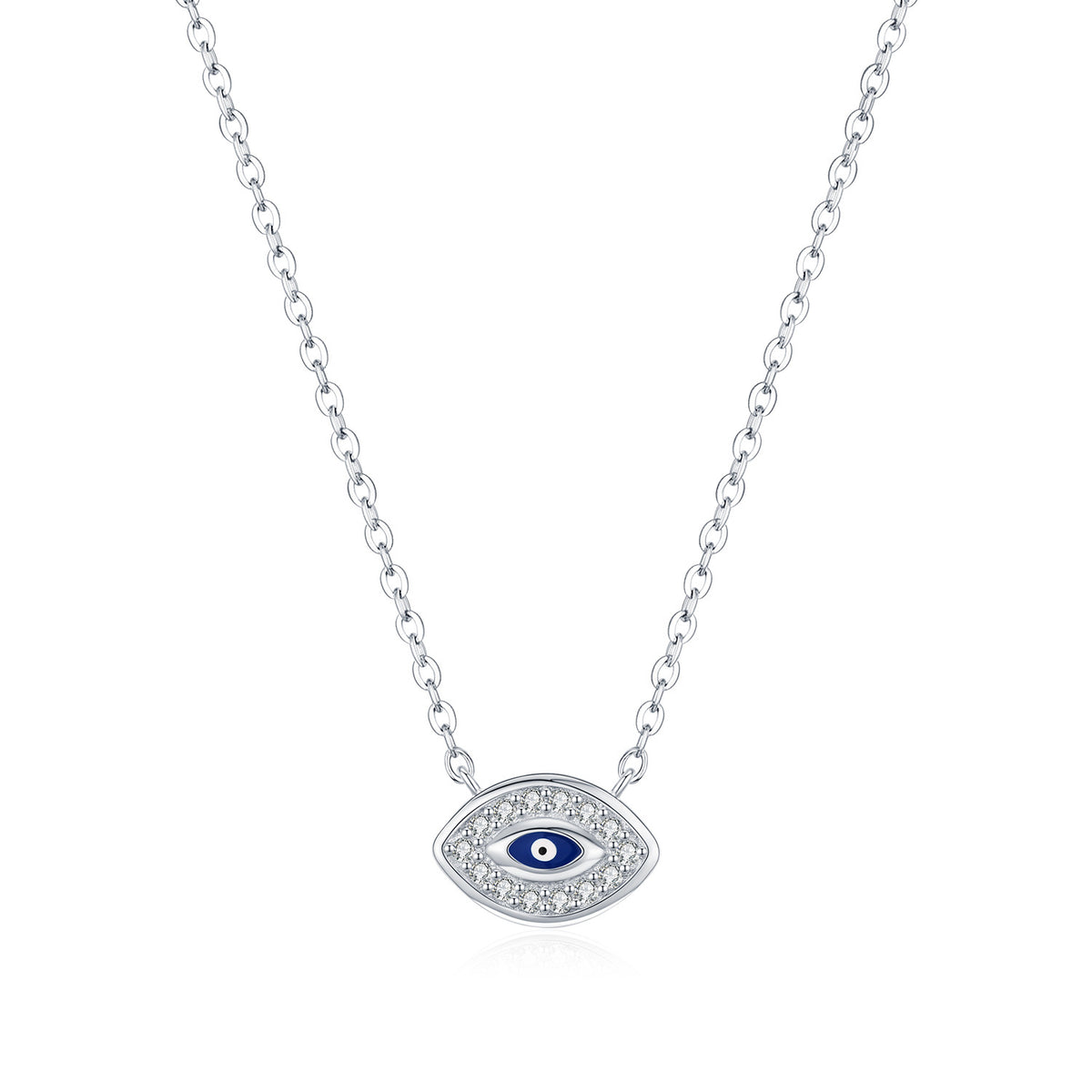 925 Sterling Silver Creative Eye Necklace