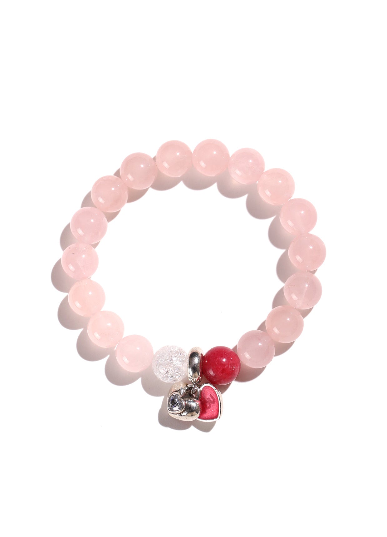 Planderful Fortune's Favor Bracelet – Elegant Pigeon Blood Red Strawberry Crystal Design