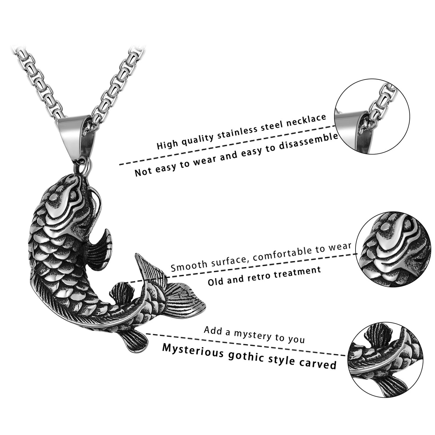 Steel Necklace - Statement For Men
