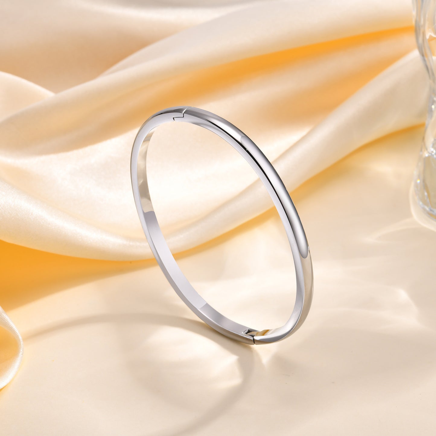 Stainless Steel Bare Body Open Bracelet Women's Jewelry Wholesale