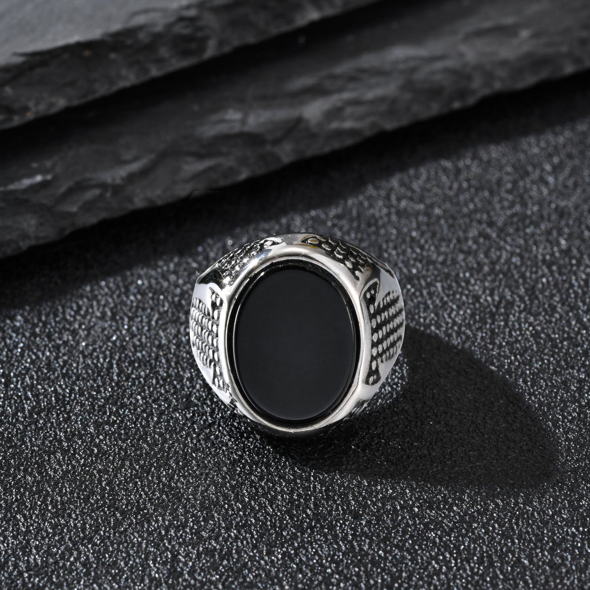 Stainless Steel Zolefelka Sword Double Sword Ring