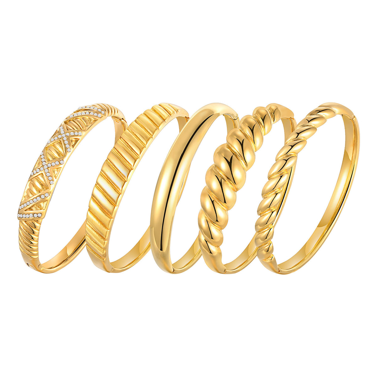 Braided Stainless Steel Bracelet for Women