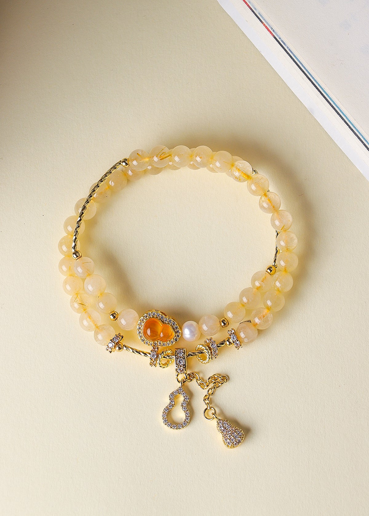 Freshwater Pearl Aquamarine Amethyst Bracelet