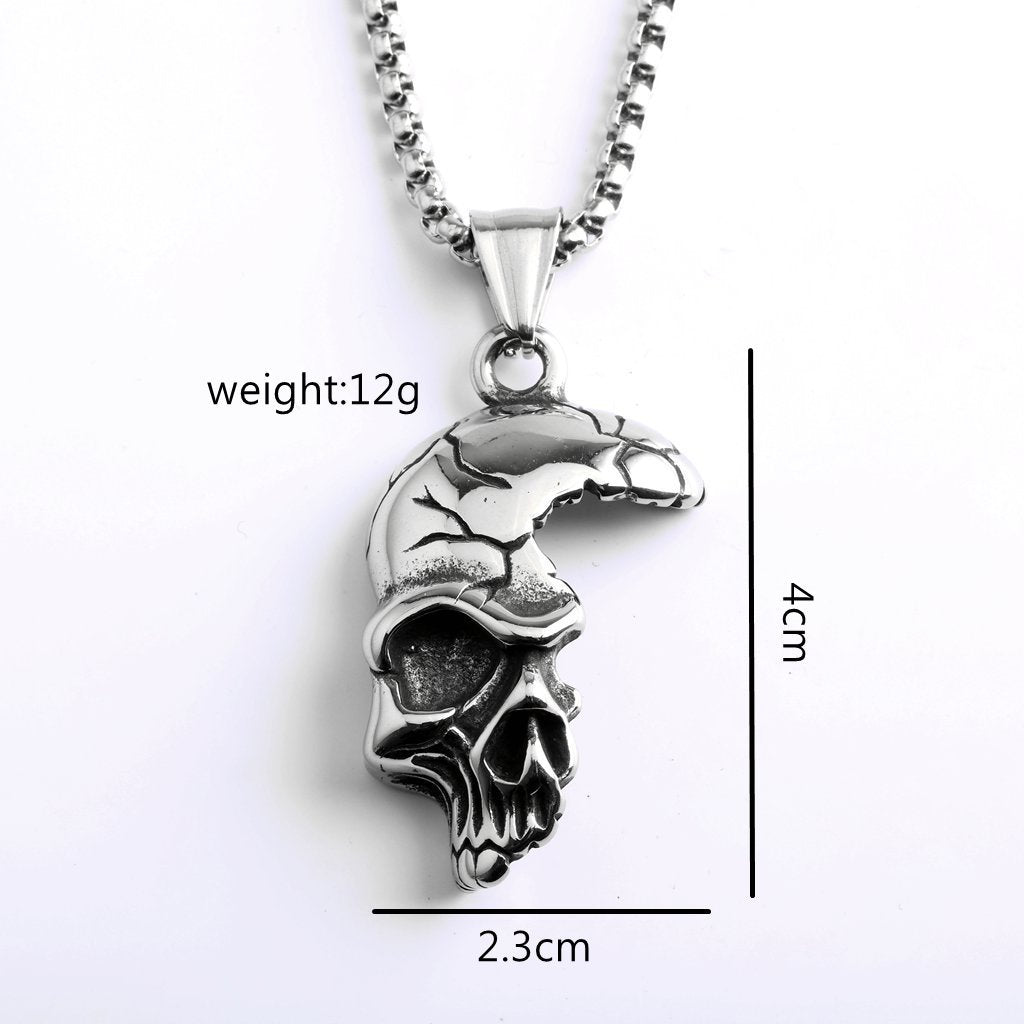 Punk Retro Stainless Steel Men's Pendant Necklace