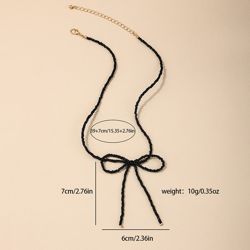 Sassy Urban Bow Necklace - Vienna Verve Collection
