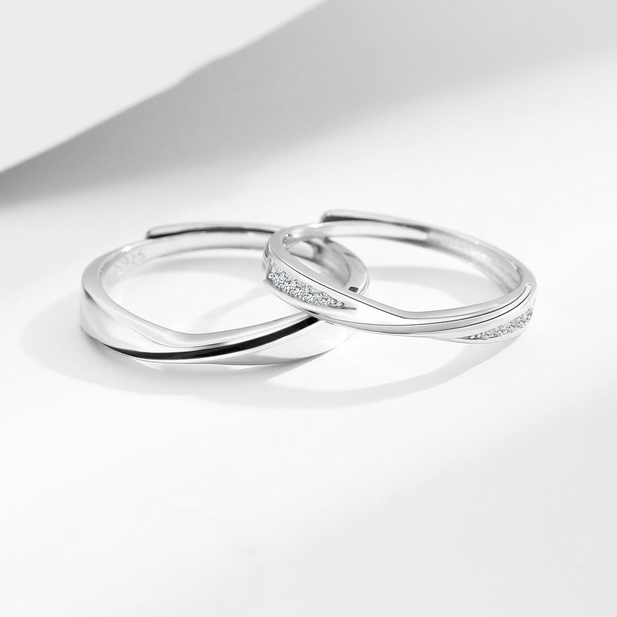 Minimalist Heart S925 Sterling Silver Women's Ring