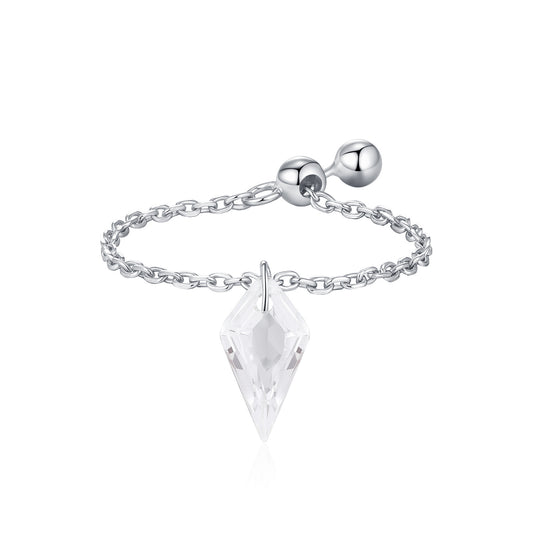 Planderful Everyday Genie Ring – Unique Adjustable Design with Zircon Accent