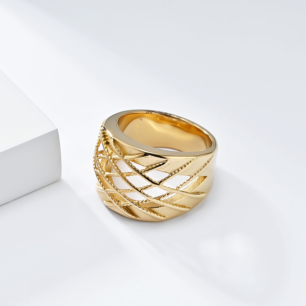 Steel Ring – Luxury Everyday Genie Collection Daily Wear Accessory For Everyday Style And Confidence