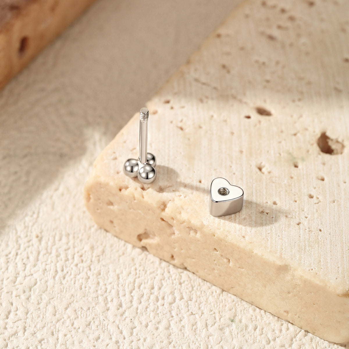925 Sterling Silver Minimalist Cartilage Stud