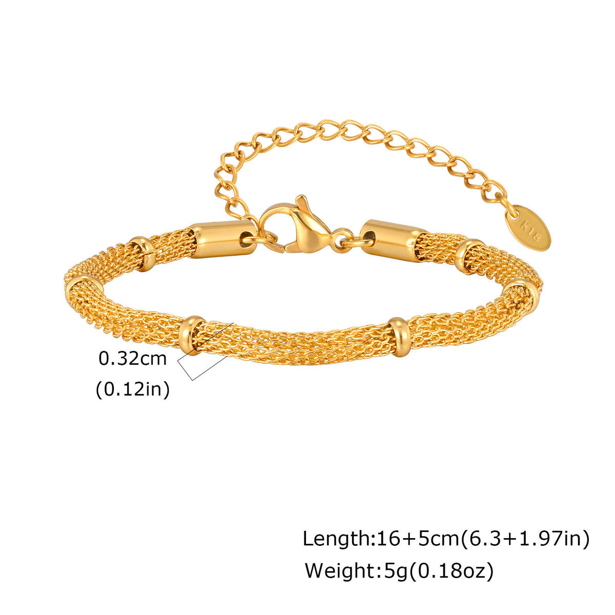Vintage Stainless Steel Bracelet
