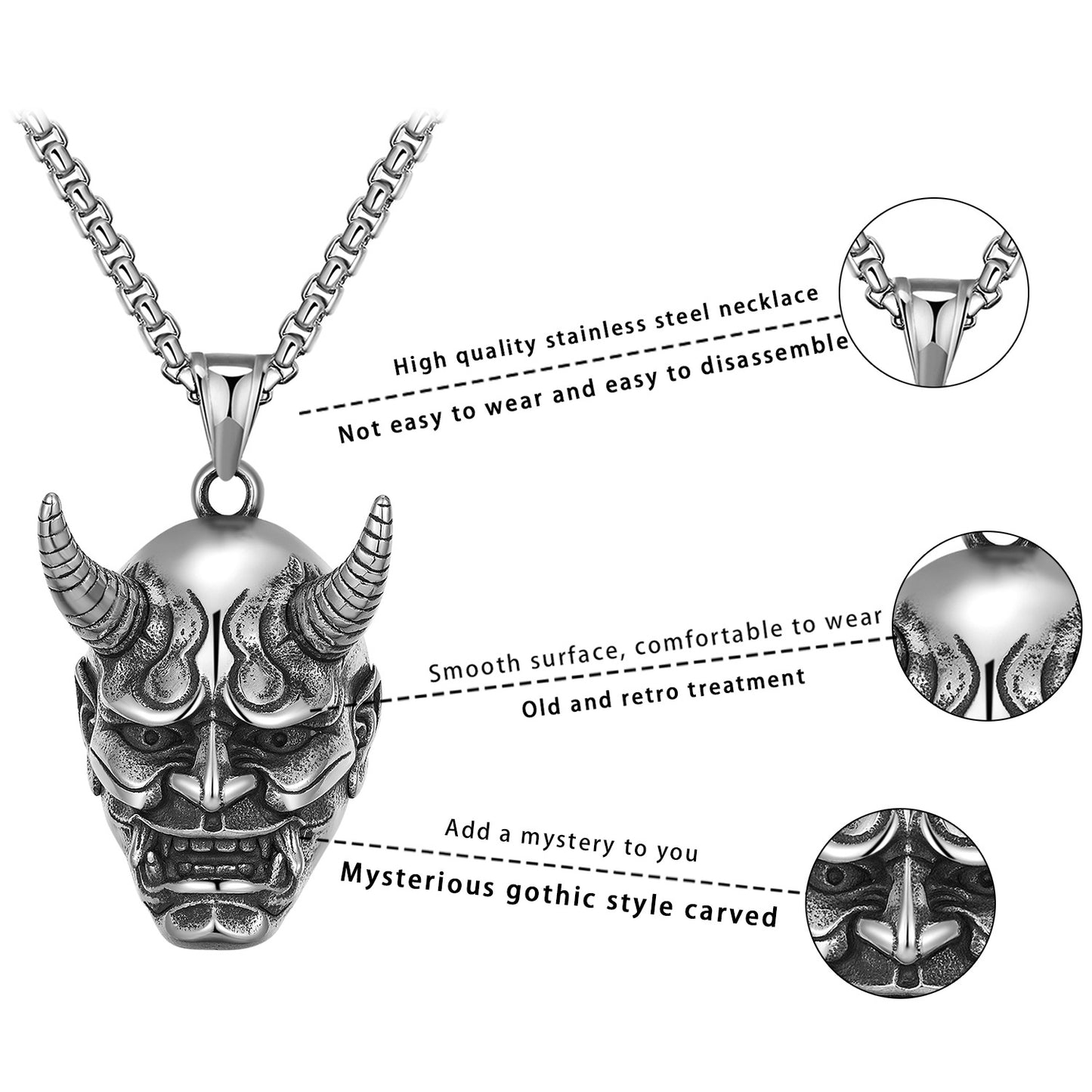 Steel Necklace – Statement For Men