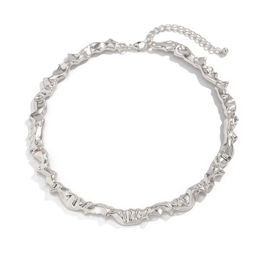 Planderful Vienna Verve Necklace – Unique Irregular Geometric Design