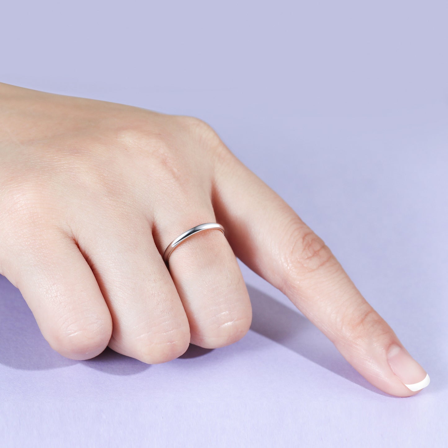 Planderful Sterling Silver Emerald Cut Zircon Ring for Women 2 Carat Sparkling Fashion Stacked Set